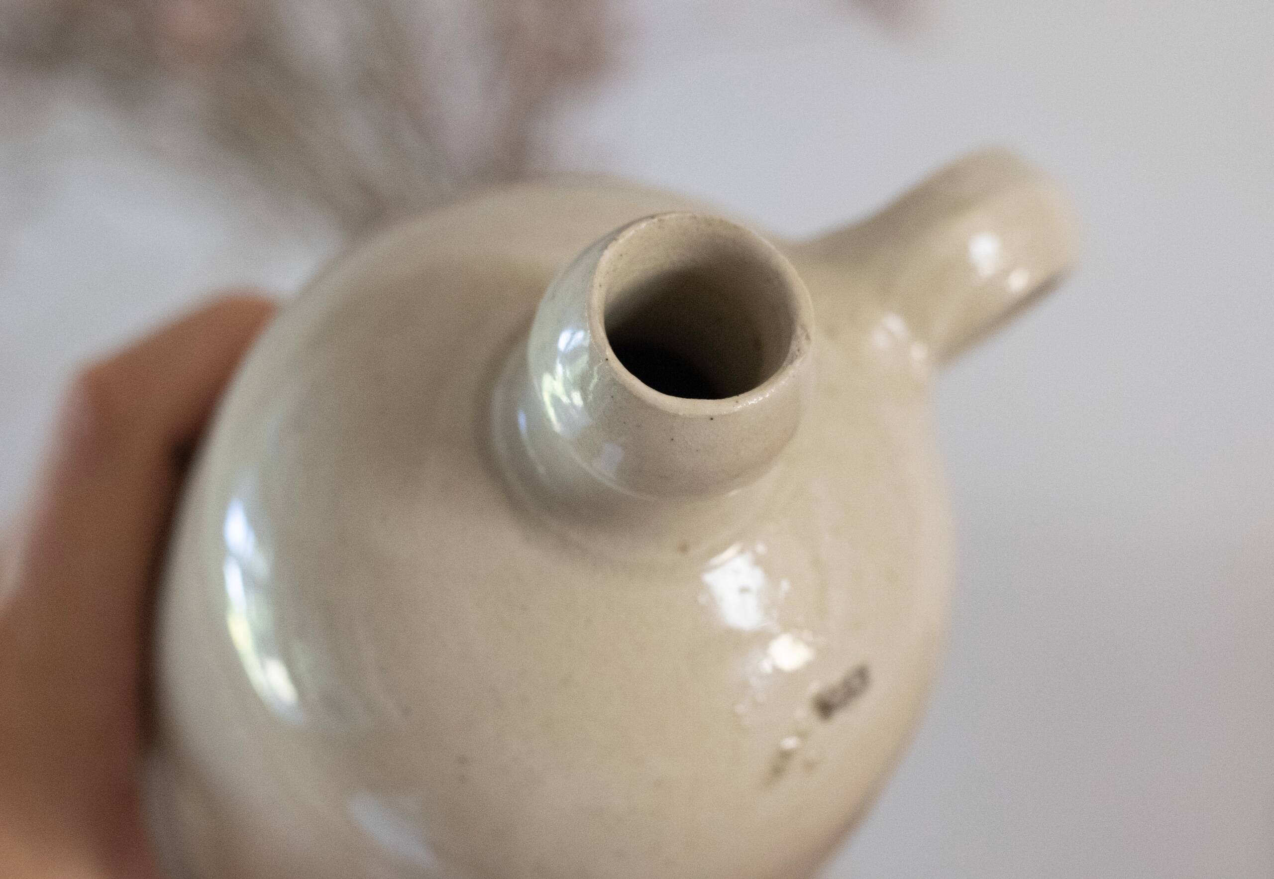 Vintage stoneware bottle Pont des Vernes