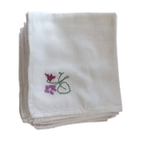 8 damask towels from the 1950