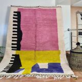 Handmade wool berber rug 250 x 150 cm