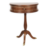 Pedestal table or small side table with drawer.