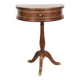 Pedestal table or small side table with drawer.