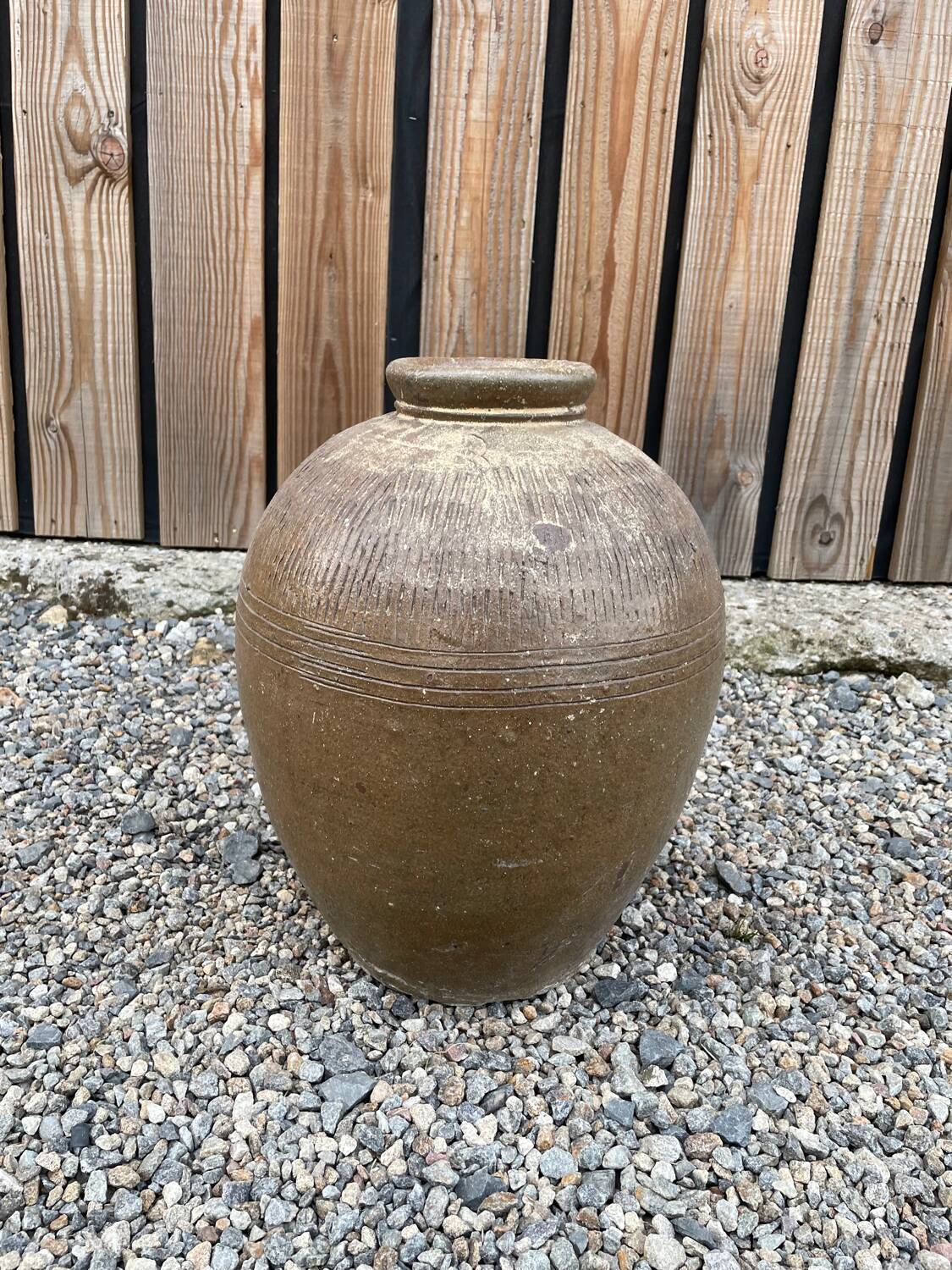 Antique Chinese green ceramic jade