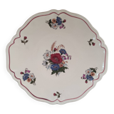 Sarreguemines eared pie or cake dish, Agreste model
