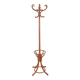 Bentwood parrot coat rack
