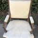 Pair of Louis XVI style armchairs solid walnut
