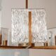 1960 vintage brass chandelier - glass
