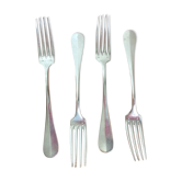 Set of silver metal cutlery j.b Orbrille