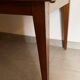 Grande table de ferme en chene des années 50 extensible