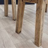 Two oak farm benches