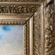 Hsp 19th century barbizon paintings "animated landscape" + frame