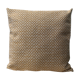 Coussin ocre motifs