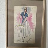 Fashion drawing G. Mazoyer