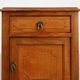 Art Deco nightstand in oak with turned legs, France 1920