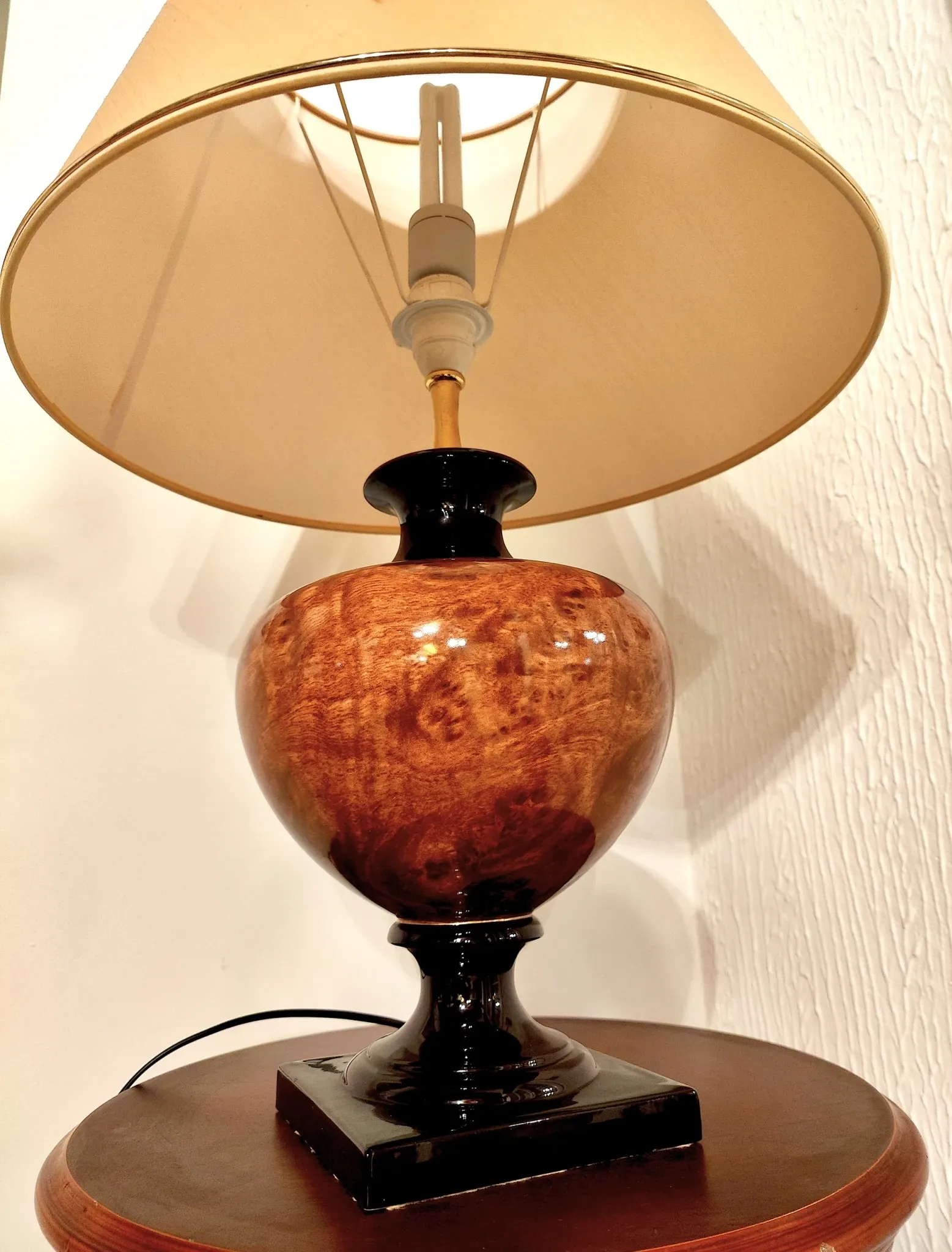 Lampe vintage céramique