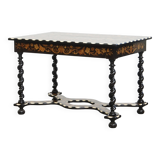 Antique 19th-Century Dutch Marquetry Table