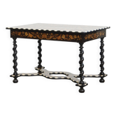 Antique 19th-Century Dutch Marquetry Table