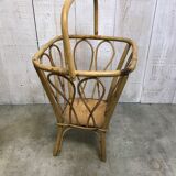 Rattan sewing basket