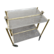 Vintage plexi serving trolley