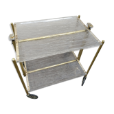 Vintage plexi serving trolley