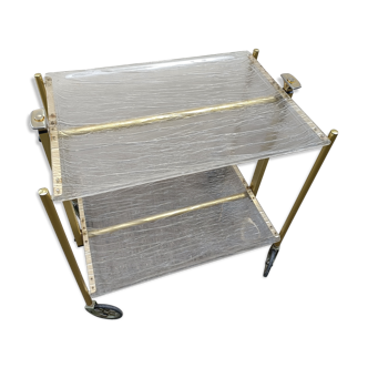 Vintage plexi serving trolley