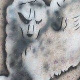 Paintings "lions of venice" by gio magri, set of 2, 1970s