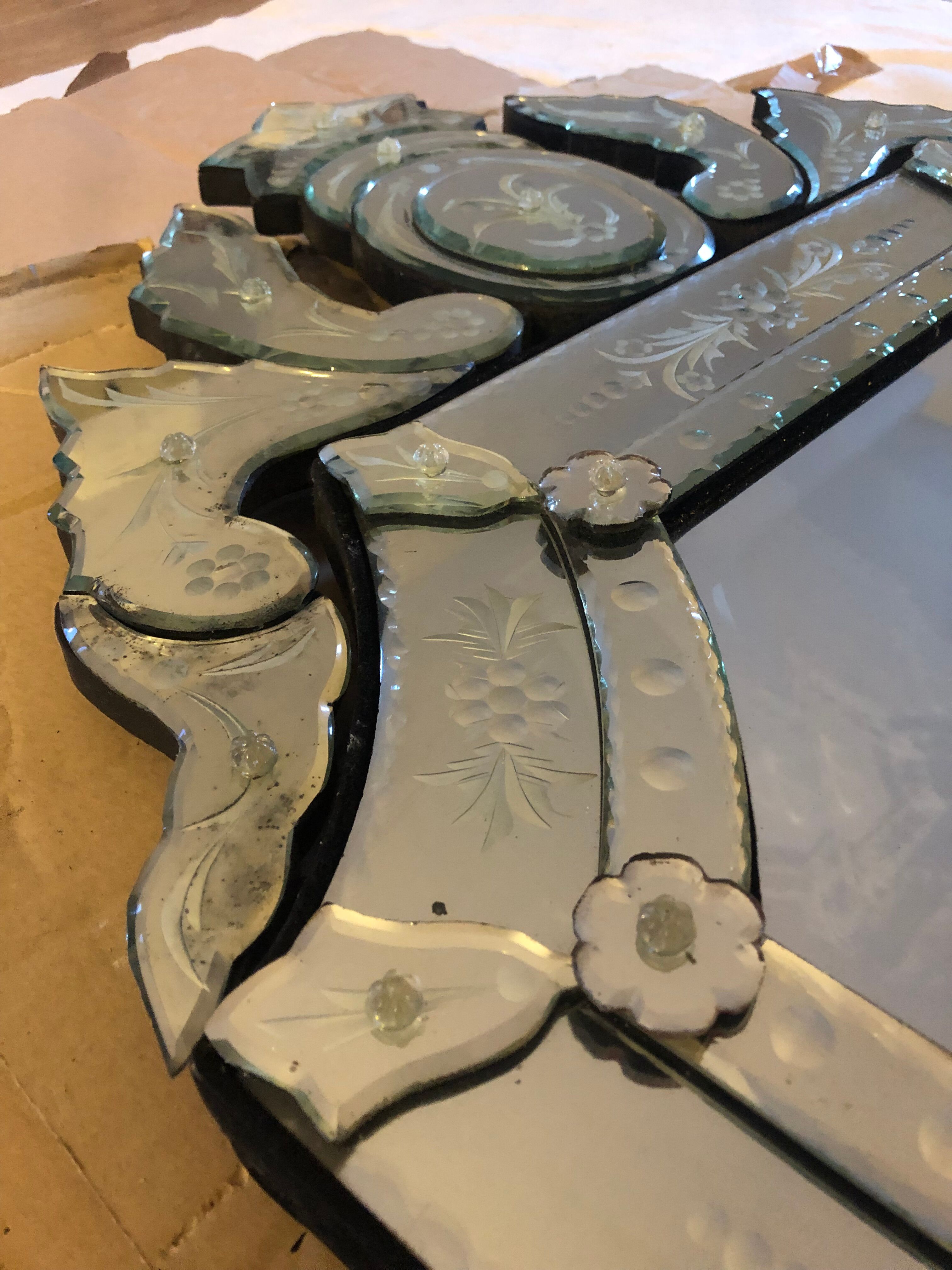 Ancient Venetian mirror
