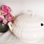Soupière blanche Villeroy et Boch,   , en faïence