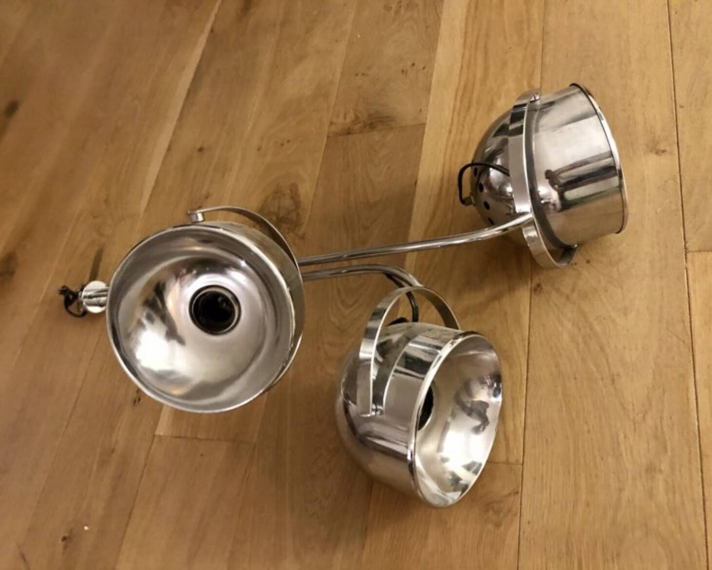 Chrome chandelier