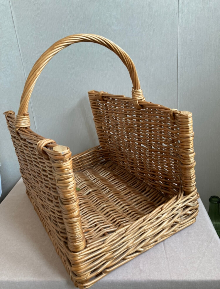 Vintage wicker basket