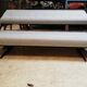 Large vintage convertible sofa bed, 70s, Czechoslovakia