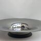 Erik Bagger Modernist Modernist Stainless Steel Table Center Bowl, Scandinavian Modernist Design Decor