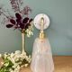 Vintage Art Deco curved tulip wall light - Degué