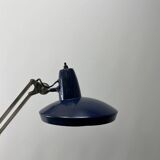 Blue desk lamp '67 G De Luxe' by Fase Madrid, Spain 1970