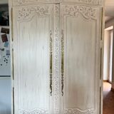 Armoire de mariage normande XIXeme shabby