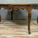 Table bureau Louis XV rocaille en palissandre vers 1850