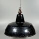 1930s/1940s Ceiling Lamp Industrial Lamp Enamel Loft Metal Bauhaus Design