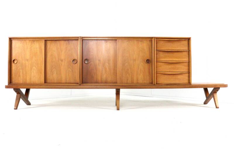 Rudolf B. Glatzel for Fristho Franeker sideboard | 240 cm - fully restored