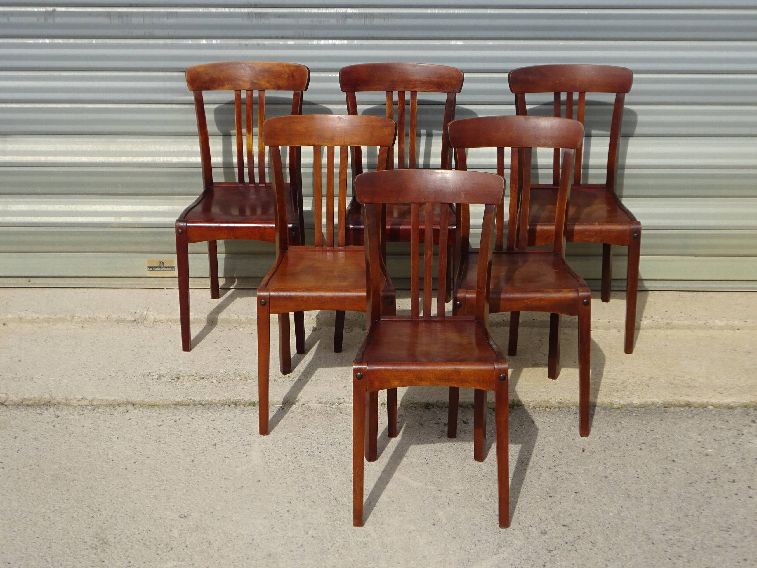 Vintage Stella bistro chairs, 1930s, set of 6