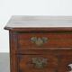 Table basse/console antique anglaise en chêne du XVIIIe siècle