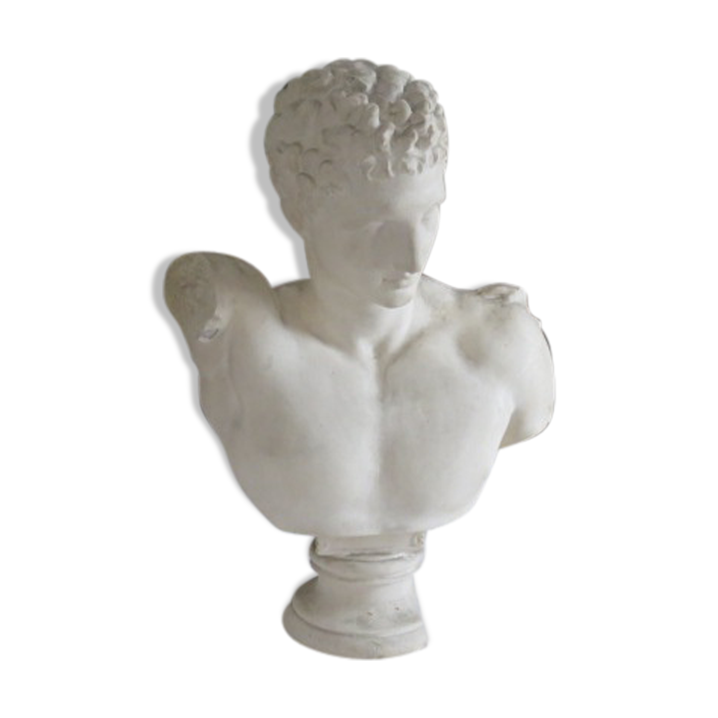 Old plaster bust