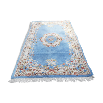 Tapis laine  indien, fait main 213x117cm