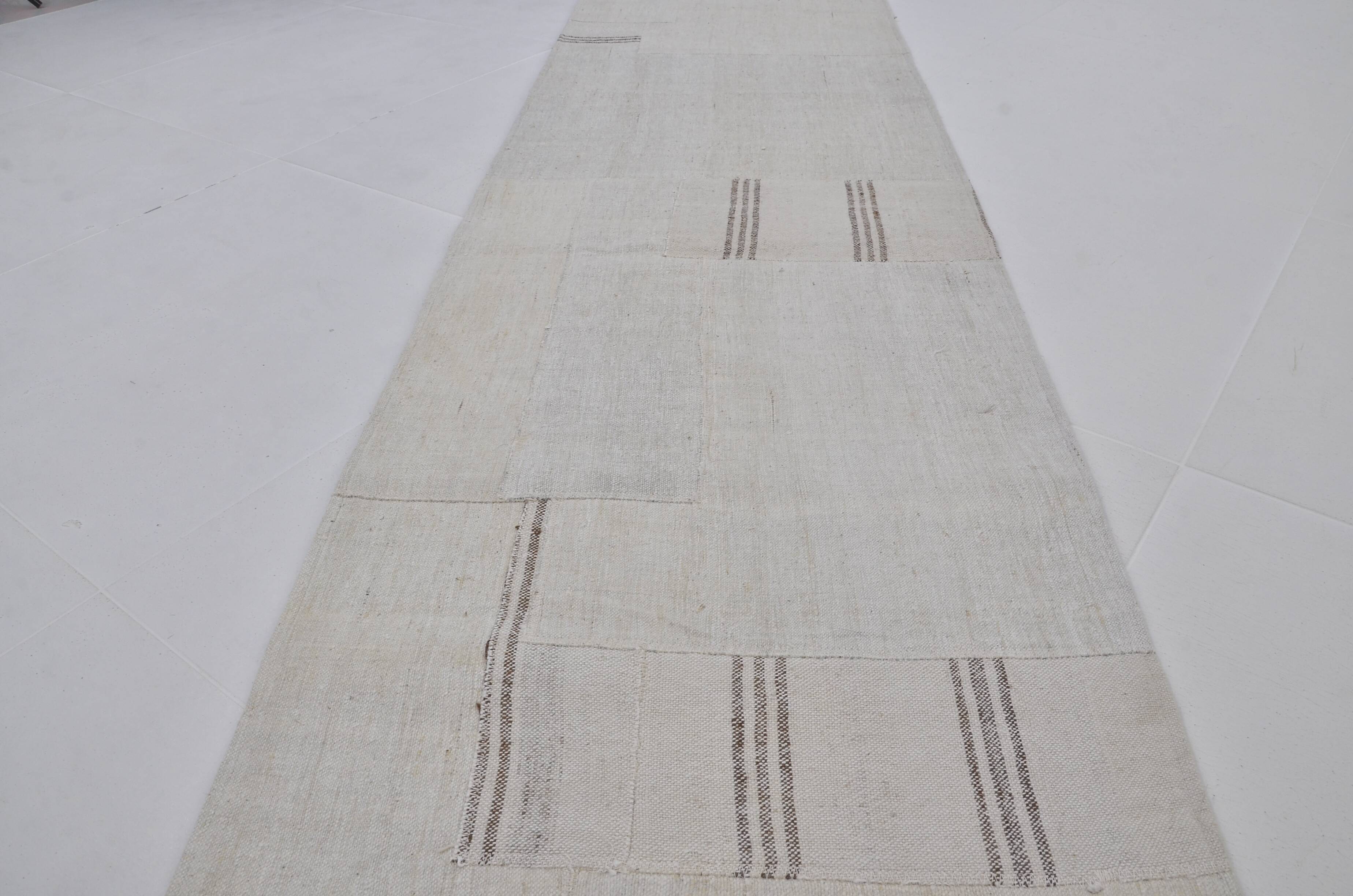 Vintage Handmade Hemp Runner sku 3918
