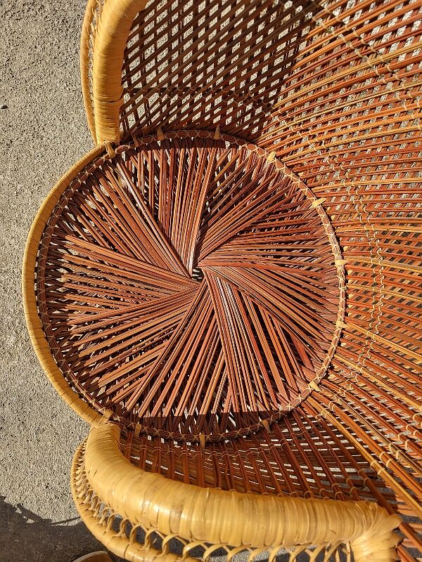 Fauteuil emmanuelle en rotin