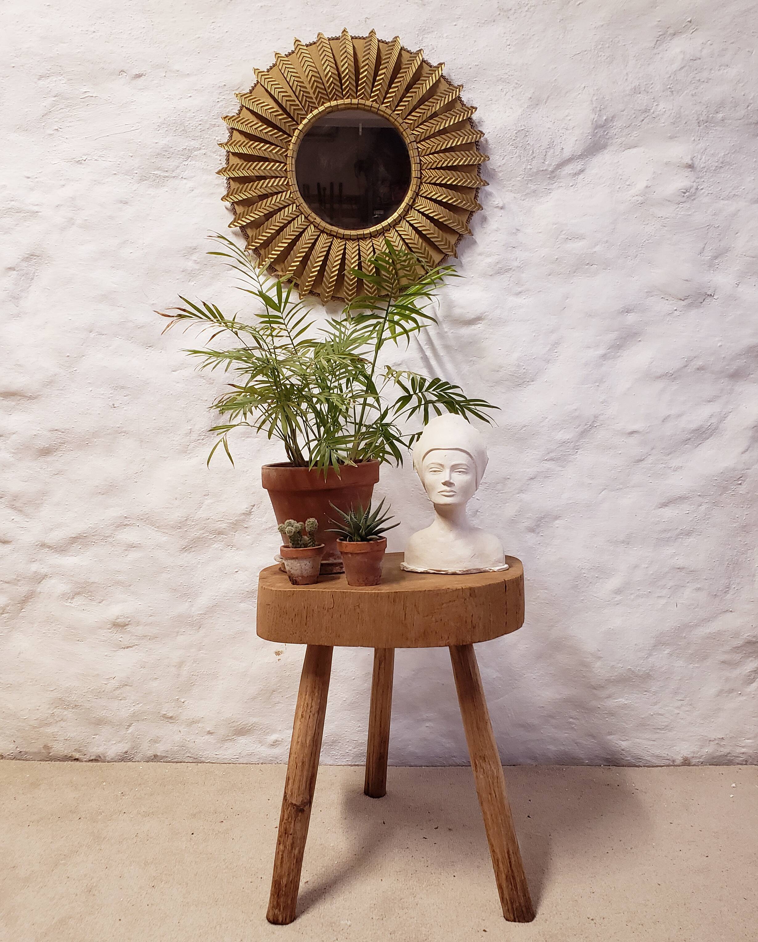 Woman bust in plaster