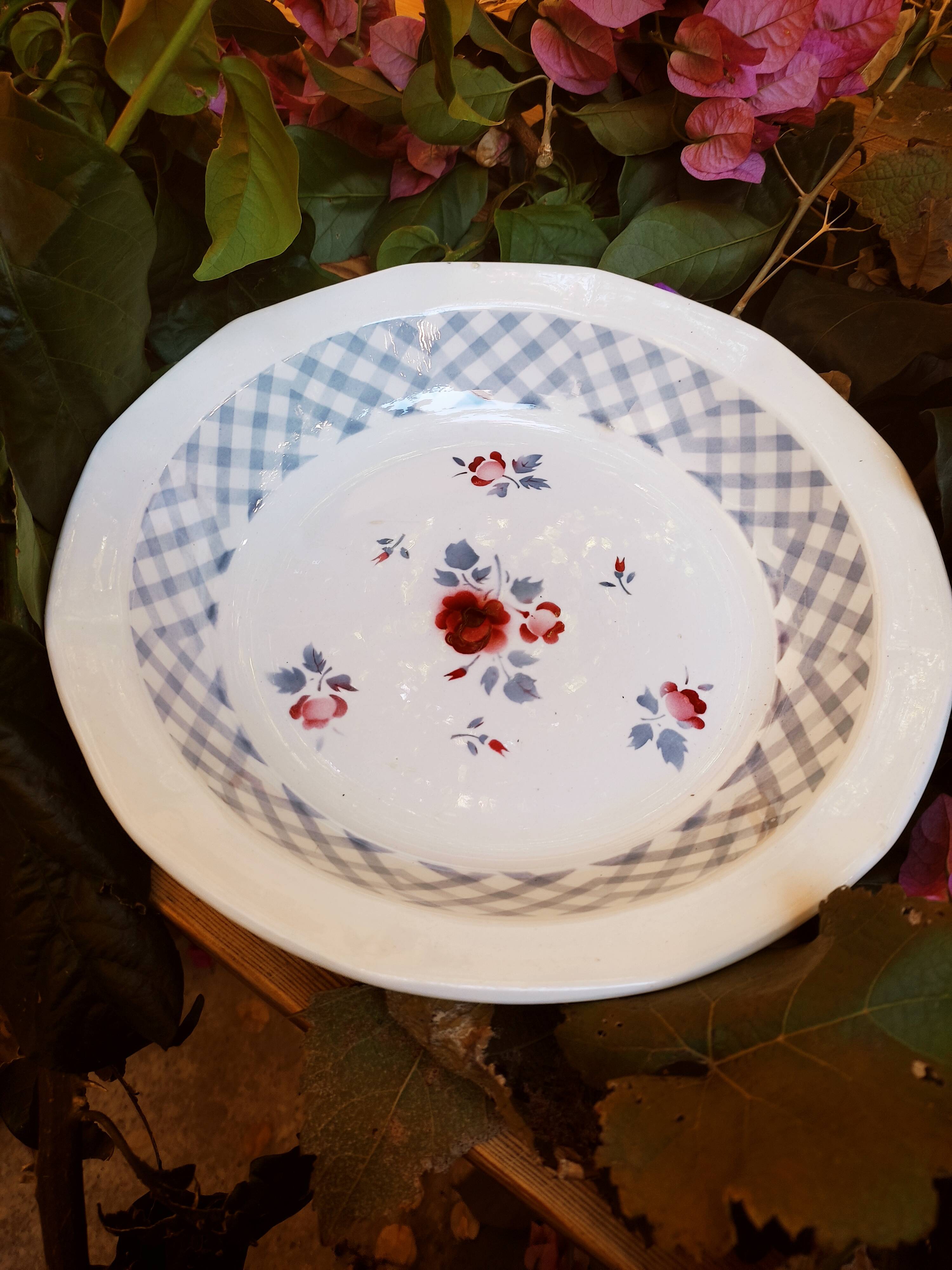 Duo of dishes Digoin Sarreguemines Bastia