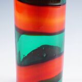 Vase 'A Fasce' by Fulvio Bianconi for Venini, Venice Murano 1950s