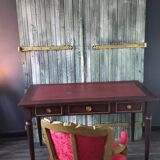 Pair of patinated shutters