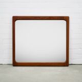 Danish solid teak mirror 60's
