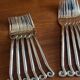 30-piece stainless steel cutlery set - spiral shape, swirls