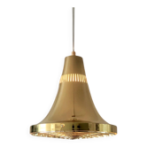 Vintage brass hanging lamp by Hans Agne Jakobsson model T 598
